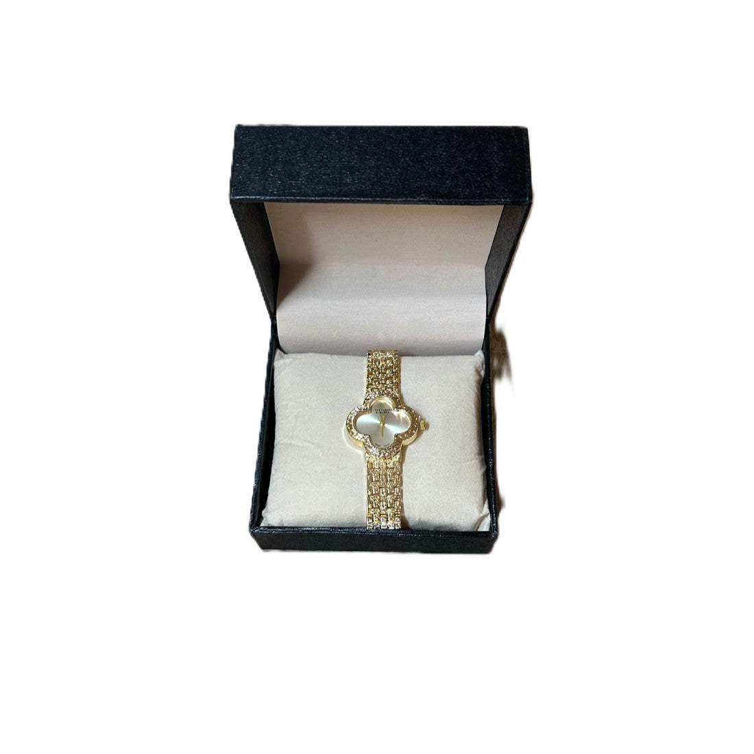 VAN CLEEF FEMMES GOLD TAB BLANC