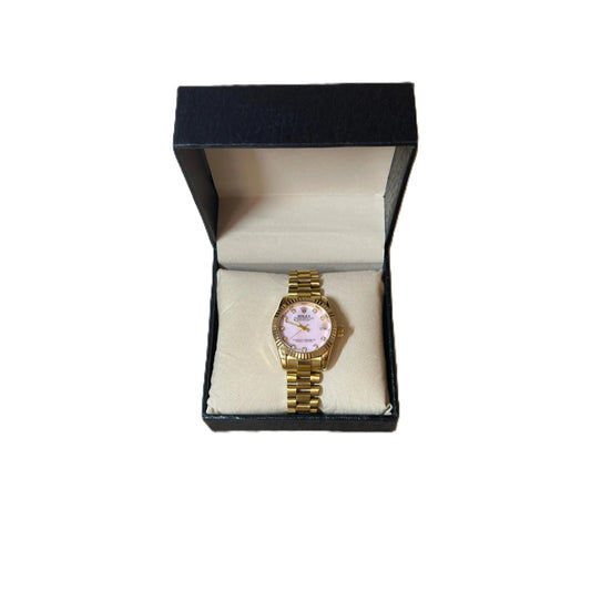 ROLEX FEMMES GOLD TABLEAU ROSE 2025