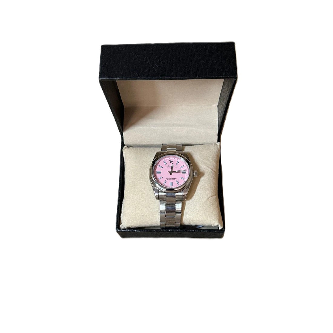 ROLEX FEMMES SILVER/ROSE BOITE SIMPLE