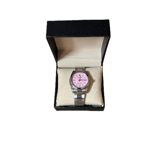 ROLEX FEMMES SILVER/ROSE BOITE SIMPLE