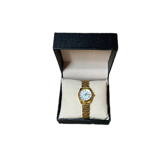 SEIKO FEMMES GOLD TAB BLANC