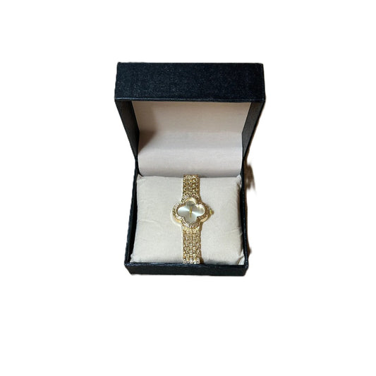 VAN CLEEF FEMMES GOLD TAB BLANC