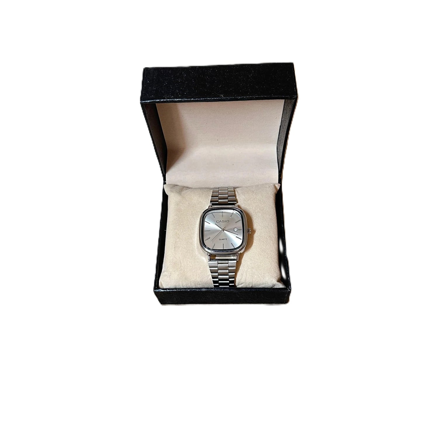 CASIO HOMMES CARRÉ ACIER