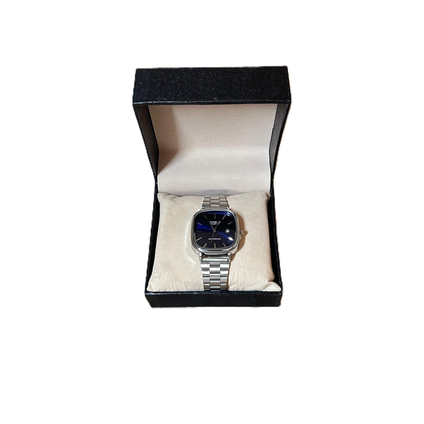 CASIO HOMMES CARRÉ ACIER