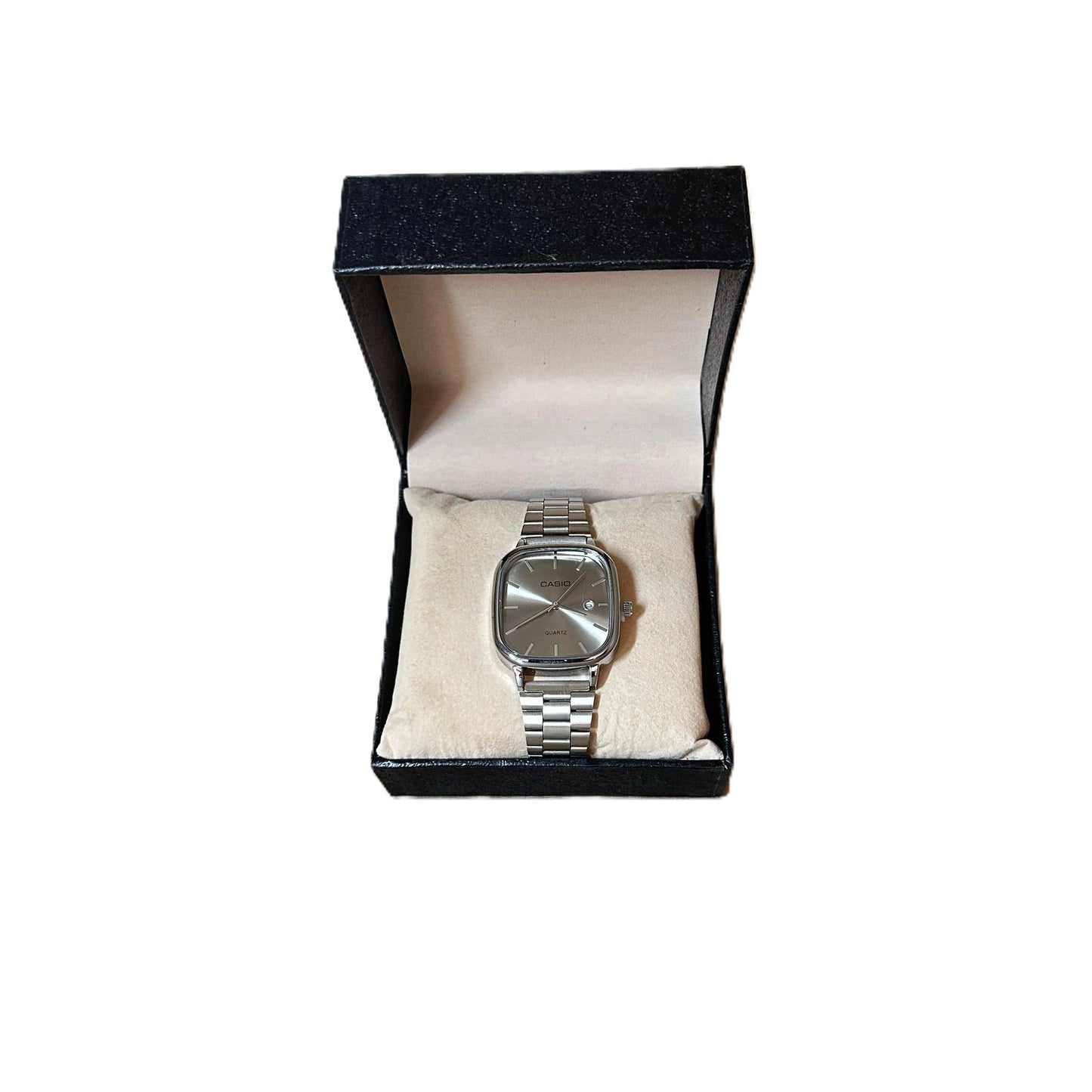 CASIO HOMMES CARRÉ ACIER