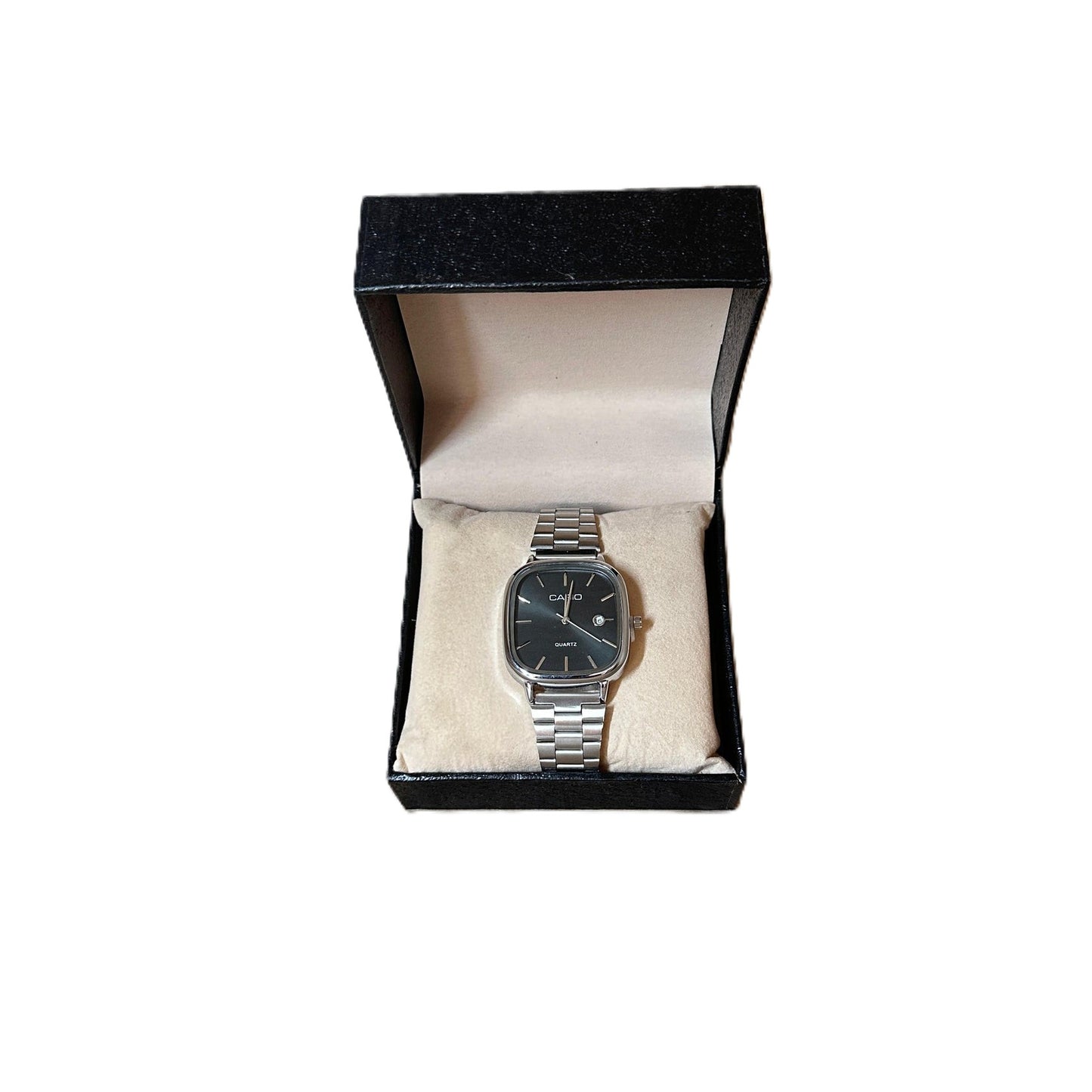 CASIO HOMMES CARRÉ ACIER