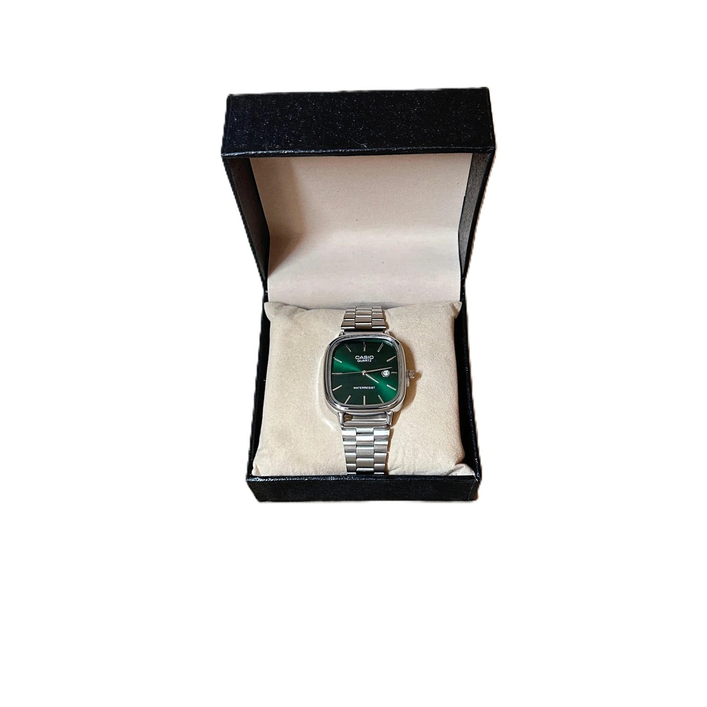 CASIO HOMMES CARRÉ ACIER