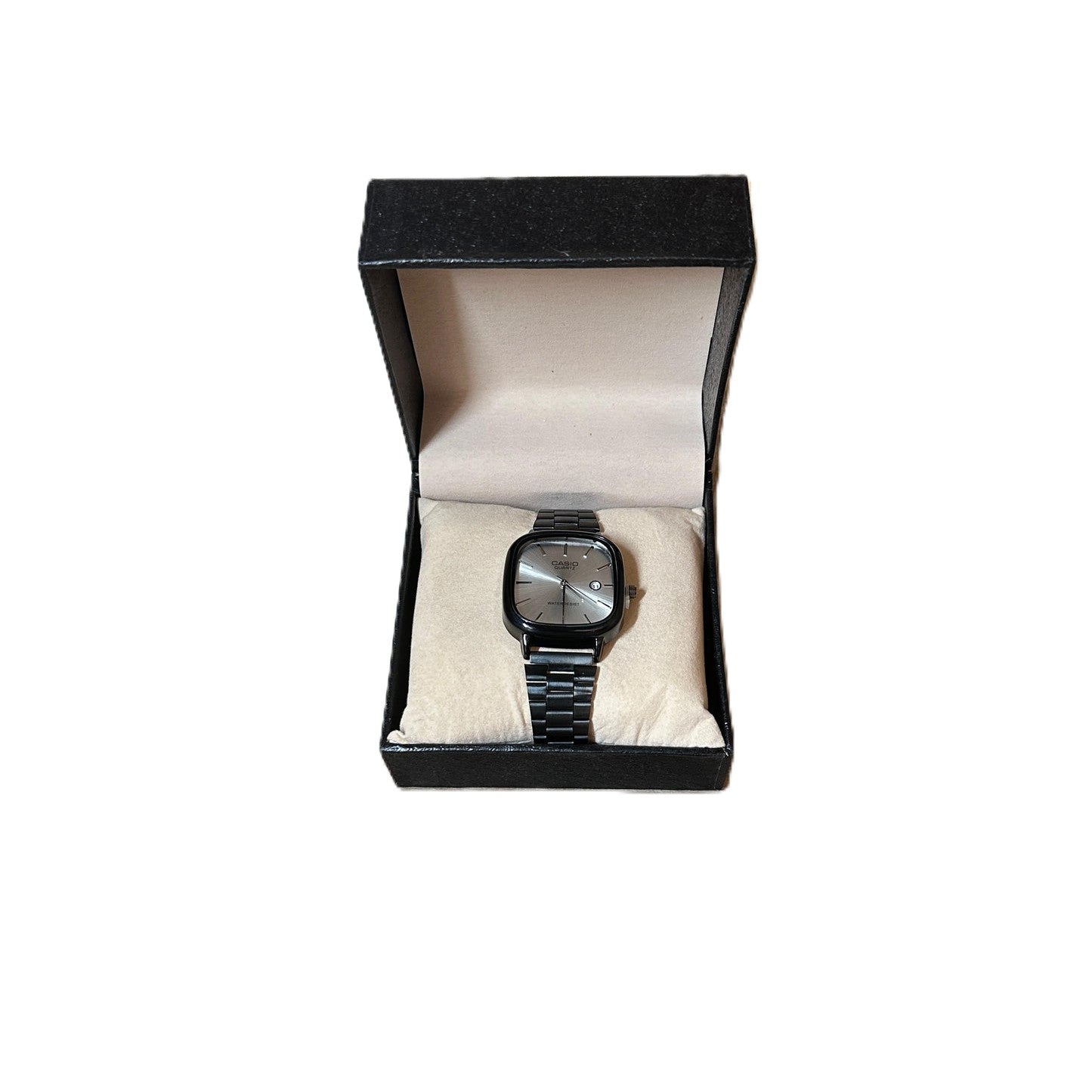 CASIO HOMMES CARRÉ ACIER