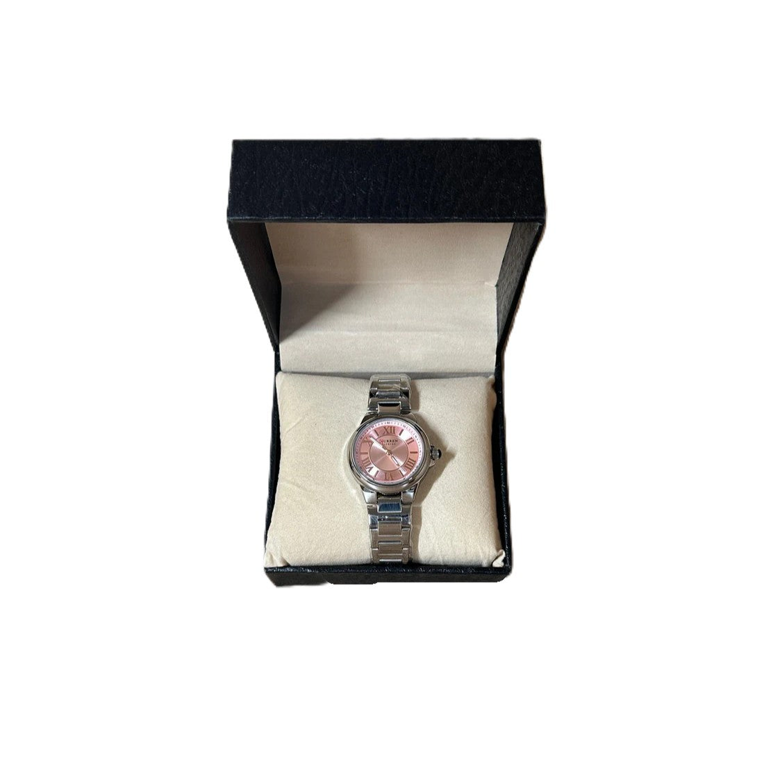 CURREN FEMMES GRIS TABLEAU ROSE