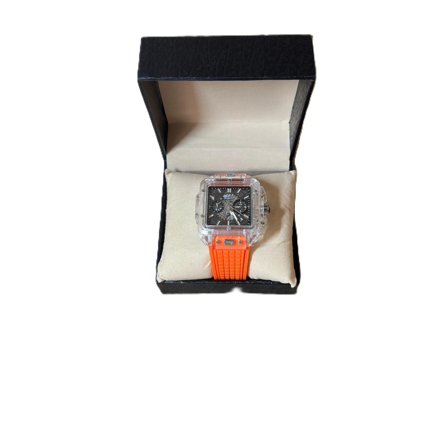 HUBLOT CARRE TRANSPARENT