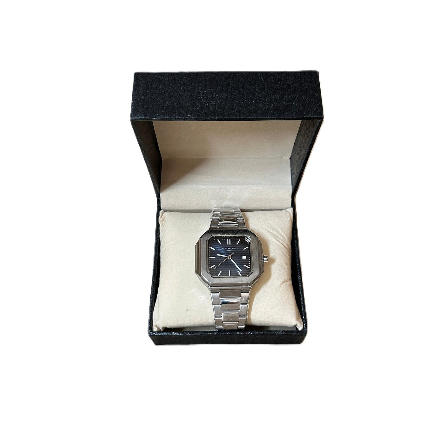 PATEK CARRÉ ACIER HOMMES