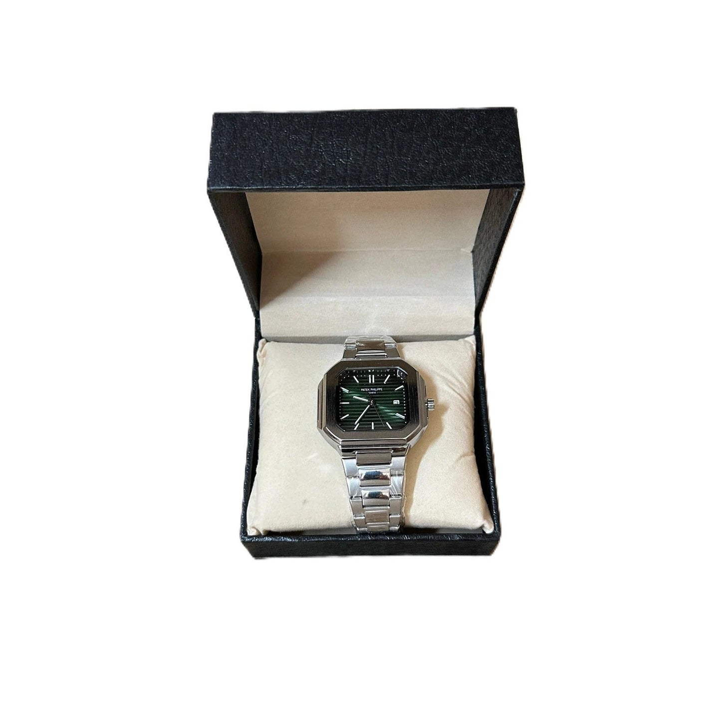 PATEK CARRÉ ACIER HOMMES